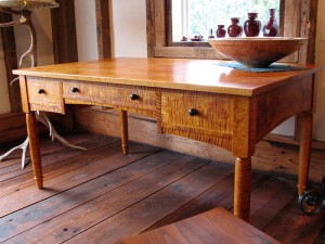 Curly Maple Desk