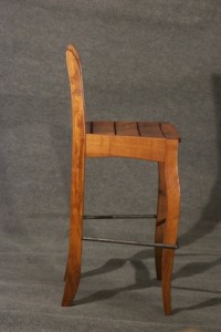 Mesq bar stool side