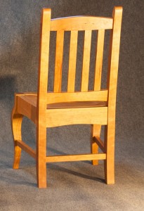 Cherry Brazos Dining Chair Back