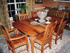 Mesquite Cabriole Leg Table