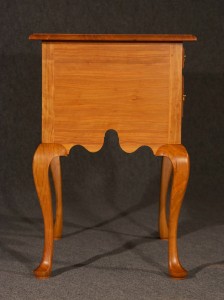 Black Cherry Lowboy - End View